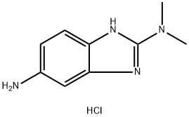 2-N,2-N-dimethyl-1H-1,3-benzodiazole-2,5-diamine dihydrochloride Structure