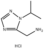 [1-(propan-2-yl)-1H-1,2,4-triazol-5-yl]methanamine Dihydrochloride Struktur