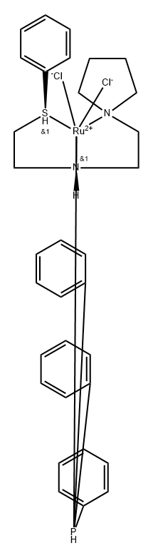 N1](triphenylphosphine)ruthenium(II) 化学構造式