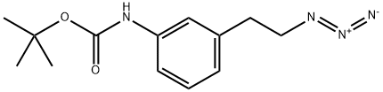 Carbamic acid, [3-(2-azidoethyl)phenyl]-, 1,1-dimethylethyl ester (9CI) Structure