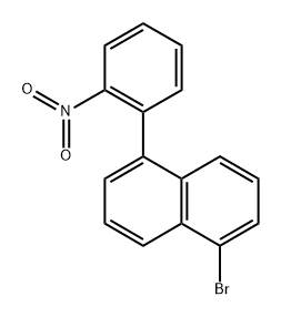 1-Bromo-5-(2-nitrophenyl)naphthalene Structure