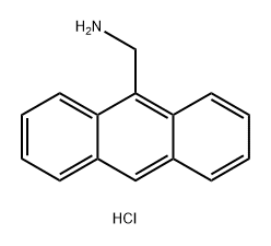 9- 蒽甲胺盐酸盐 (1:1), 18004-58-5, 结构式