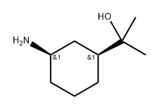 (1S,3R)-3-Amino-α,α-dimethylcyclohexanemethanol 结构式