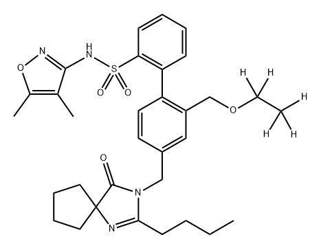 Sparsentan-d5 (RE-021-d5) Structure