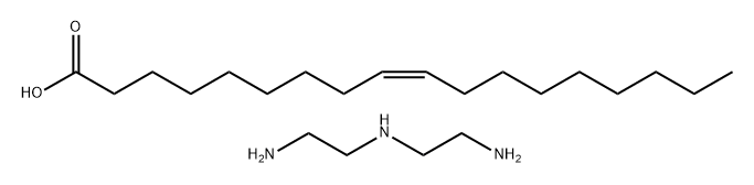 (Z)-9-オクタデセン酸/N-(2-アミノエチル)-1,2-エタンジアミン,(1:x) 化学構造式