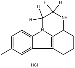 Pirlindole-d4 (hydrochloride) Struktur