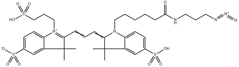 CY3-叠氮化物,1801695-56-6,结构式