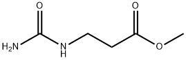 β-Alanine, N-carbamoyl-, methyl ester (8CI) 化学構造式