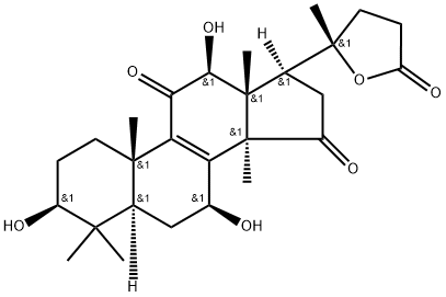 3β,7β,12β-trihydroxy-11,15-dioxo-lanosta-8-en-24→20 lactone