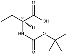 Butanoic-2-d acid, 2-[[(1,1-dimethylethoxy)carbonyl]amino]-, (2S)- Structure