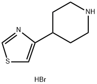 4-(piperidin-4-yl)thiazolehydrobromide,1803351-31-6,结构式