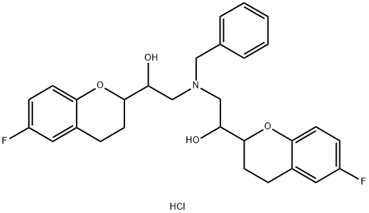 奈比洛尔杂质15 HCL(非对映异构体混合物) 结构式
