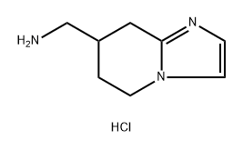 (5,6,7,8-四氢咪唑并[1,2-A]吡啶-7-基)甲胺二盐酸盐 结构式