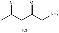 1-amino-4-chloropentan-2-one hydrochloride Structure