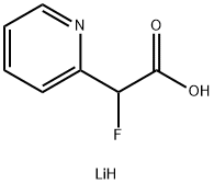 2-氟-2-(吡啶-2-基)乙酸锂,1803584-38-4,结构式