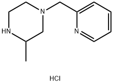 3-methyl-1-(pyridin-2-ylmethyl)piperazine trihydrochloride,1803585-38-7,结构式