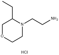 2-(3-Ethylmorpholin-4-yl)ethan-1-amine Dihydrochloride Structure