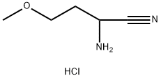 2-amino-4-methoxybutanenitrile hydrochloride Struktur