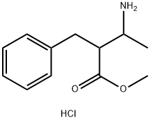 methyl 3-amino-2-benzylbutanoate hydrochloride Structure