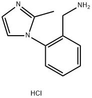 2-(2-methyl-1H-imidazol-1-yl)phenyl]methanamine dihydrochloride Struktur