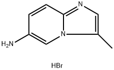 3-Methylimidazo[1,2-a]pyridin-6-amine Hydrobromide Struktur