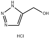 1H-1,2,3-triazol-4-ylmethanol hydrochloride 化学構造式