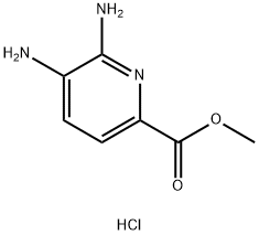 methyl 5,6-diaminopyridine-2-carboxylate hydrochloride Structure