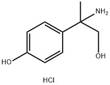 4-(2-amino-1-hydroxypropan-2-yl)phenol hydrochloride Structure