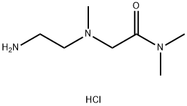 2-[(2-aminoethyl)(methyl)amino]-N,N-dimethylacetamide dihydrochloride Structure