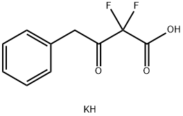 potassium 2,2-difluoro-3-oxo-4-phenylbutanoate Structure
