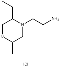 4-Morpholineethanamine, 5-ethyl-2-methyl-,dihydrochloride Structure