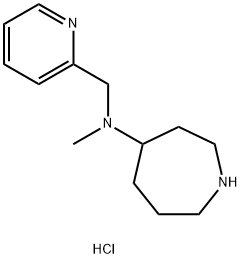 N-methyl-N-[(pyridin-2-yl)methyl]azepan-4-amine trihydrochloride Structure