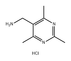 (trimethylpyrimidin-5-yl)methanamine Dihydrochloride Structure
