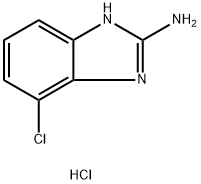 4-chloro-1H-1,3-benzodiazol-2-amine hydrochloride Struktur