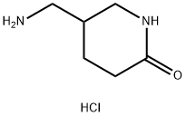 5-(aminomethyl)piperidin-2-one hydrochloride Structure