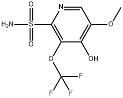 4-Hydroxy-5-methoxy-3-(trifluoromethoxy)pyridine-2-sulfonamide|