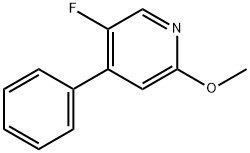 Pyridine, 5-fluoro-2-methoxy-4-phenyl- 结构式