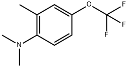 N,N,2-Trimethyl-4-(trifluoromethoxy)benzenamine Struktur