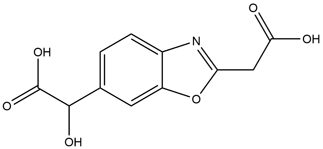 6-(Carboxy(hydroxy)methyl)benzo[d]oxazole-2-acetic acid|