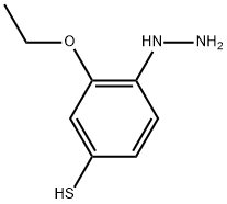 2-Ethoxy-4-mercaptophenylhydrazine Struktur