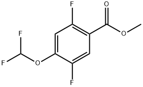 Methyl 4-(difluoromethoxy)-2,5-difluorobenzoate,1804514-76-8,结构式