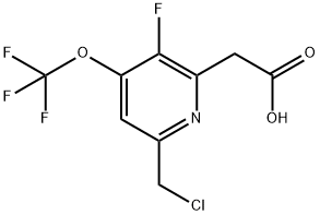 6-(Chloromethyl)-3-fluoro-4-(trifluoromethoxy)pyridine-2-acetic acid|