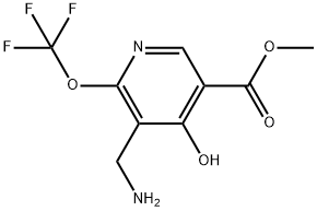 Methyl 3-(aminomethyl)-4-hydroxy-2-(trifluoromethoxy)pyridine-5-carboxylate|