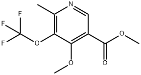 Methyl 4-methoxy-2-methyl-3-(trifluoromethoxy)pyridine-5-carboxylate|