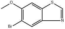 5-bromo-6-methoxybenzo[d]thiazole Struktur