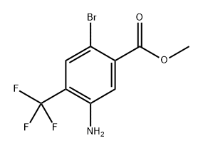 5-Amino-2-bromo-4-trifluoromethyl-benzoic acid methyl ester|5-氨基-2-溴-4-(三氟甲基)-苯甲酸甲酯