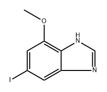 6-iodo-4-methoxy-1H-benzo[d]imidazole Structure