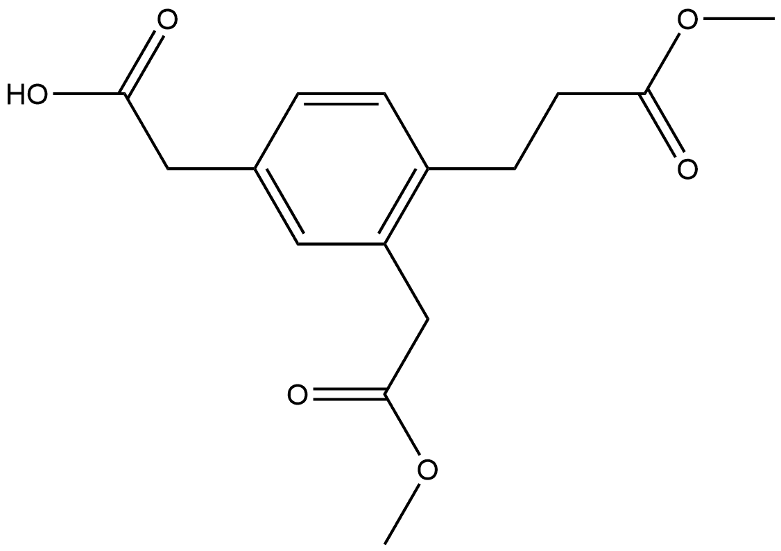 1806672-64-9 Methyl 5-(carboxymethyl)-2-(3-methoxy-3-oxopropyl)phenylacetate