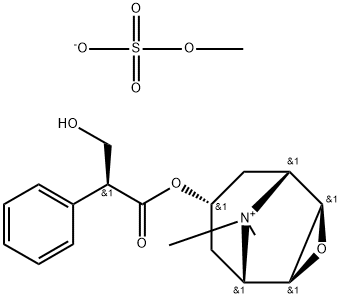 [7(S)-(1alpha2beta,4beta,5alpha,7beta)]-7-(3-hydroxy-1-oxo-2-phenylpropoxy)-9,9-dimethyl-3-oxa-9-azoniatricyclo[3.3.1.02,4]nonane methyl sulphate|