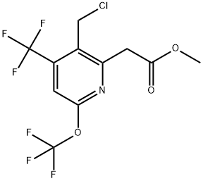 1806758-46-2 Methyl 3-(chloromethyl)-6-(trifluoromethoxy)-4-(trifluoromethyl)pyridine-2-acetate